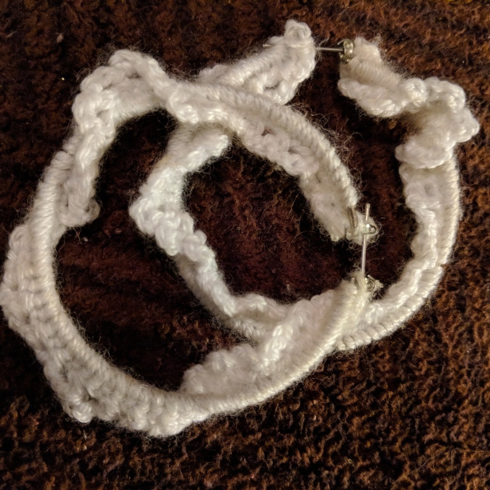 Knit earrings!
